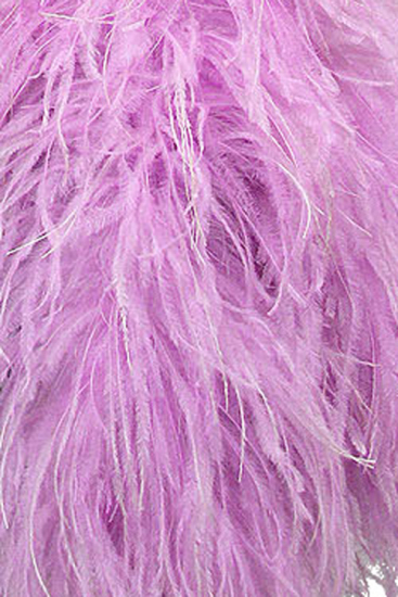 Ostrich Fringe 2ply 7-10cm lilac