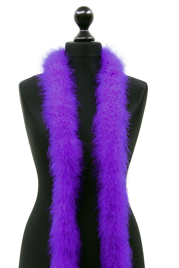 Marabou Boa 3ply purple 2m