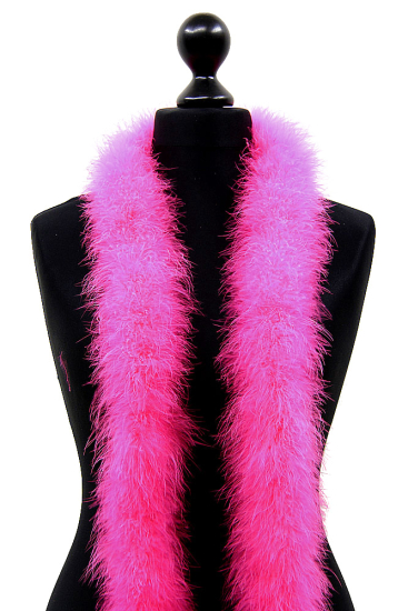 Marabou Boa 3ply hot-hotpink 2m